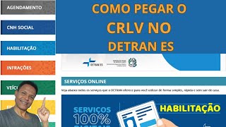 DETRAN ES COMO EMITIR O DOCUMENTO DE LICENCIAMENTO DO VEÍCULO [upl. by Anirbac739]