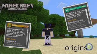 Origins Mod for Minecraft PE 12151 MCPE 121 AddonMod [upl. by Emlynne843]