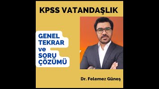 2022 KPSS Vatandaşlık Genel Tekrar ve Soru Çözümü I [upl. by Ethelbert]