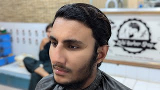 How to slope haircutslope haircut Kesy Karty haislope haircut transformationzaibi barber shop [upl. by Lebanna]