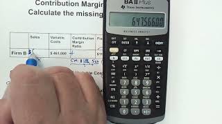 How to Calculate Sales and Contribution Margin Ratio [upl. by Loredo]