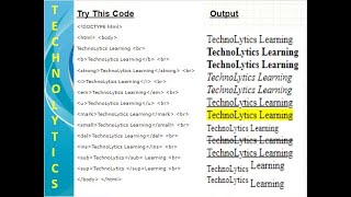 Design a web page using different text formatting tags in HTML [upl. by Tnemelc]