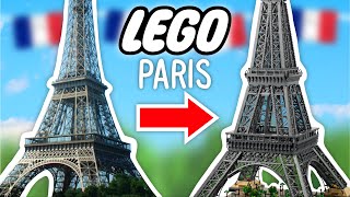 I Built PARIS Out Of LEGO In Paris [upl. by Cherice]