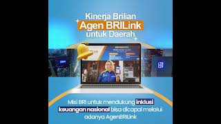 Salah satu cara BRI Dukung Inklusi Keuangan SatuJutaAgenBRILink BriliandanCemerlang qrisbri [upl. by Gussi]