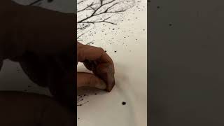 Twig Painting creativity painting drawing [upl. by Llacam]