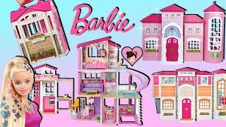 Barbie Dollhouse Collection  My Full Barbie Dreamhouse Toys [upl. by Illehs]