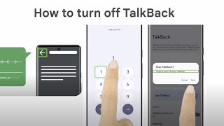 How to turn off TalkBack screen reader [upl. by Nairred]