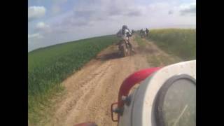 ParisDunkerque 2016 view from my BMW R100GS Paris Dakar [upl. by Rumpf725]