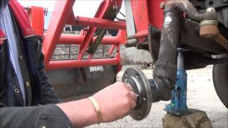 Fitting a new wheel hub to a Massey Ferguson 265Part 2 [upl. by Raycher718]