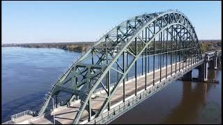 cool footage of the TaconyPalmary Bridge with my DJI Mini 2 [upl. by Hernardo533]