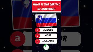 Can You Name the Capital of Slovenia 🇸🇮🏙️ quiz shorts [upl. by Hannus]