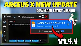 Roblox Arceus X New Update v144 🔥 Arceus X Atualizado  Arceus X Neo Script  Arceus Download [upl. by Herzel64]