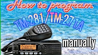 TM281 Manual ProgrammingTM271A [upl. by Nnaul]