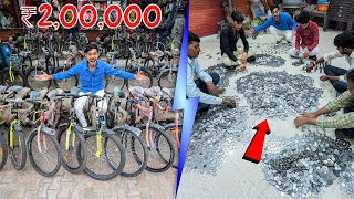 Buying All Bicycles Using Coins  200000 सिक्कों से खरीद ली साइकिल की पूरी दुकान🤣 [upl. by Akcira]