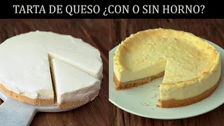 Tarta de queso CON o SIN horno con los mismos ingredientes [upl. by Now]