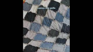 How to make a Jean Rag Quilt [upl. by Sterling]