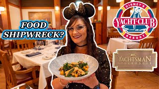 Yachtsman Steakhouse WORST RESTAURANT ⛵️ Disney World Yacht club food review [upl. by Issie]