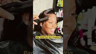 Frontal wig install wiginstall wigs hair hairstyle wigstyles [upl. by Barby]