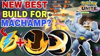 CHARGING CHARM MACHAMP The New Best Build for MACHAMP  Pokemon Unite [upl. by Enicar408]