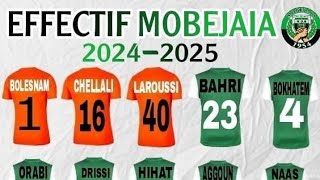 Effectif du MOBejaia pour la saison 2024  2025 [upl. by Herzen27]