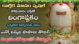 కార్తీక సోమవారంస్పెషల్  Karthika Masam Popular Lingashtakam Telugu  Devotional Songs Shivaradhana [upl. by Durnan575]