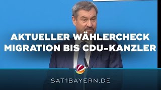 Wählercheck im September War Söder WunschKanzlerkandidat [upl. by Jasun]