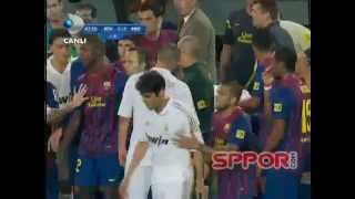 Barcelona  Real Madrid 32 Süper Kupa  Maç sonu KAVGA  2011 [upl. by Garland6]