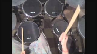 Pearl jam  elderly woman drum cover by pf [upl. by Swinton157]