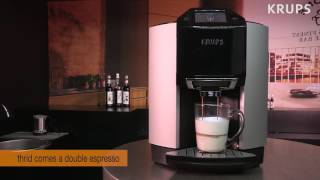 Bean to cup EA9010  How to make a Flat White [upl. by Paradies431]