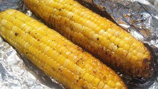 Grilled in foil CORN ON THE COB  How to GRILL CORN [upl. by Shalna]