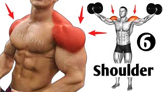 6 Bigger Shoulder Workout At Gym [upl. by Tasia]