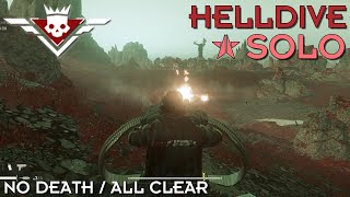 Helldivers 2  Sabotage Air Base Helldive Solo  No death  All Clear [upl. by Sanders]