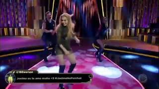 Joelma canta dança e encanta no palco do Programa do Porchat [upl. by Lien802]