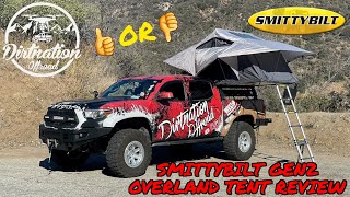 Does it SUCK Smittybilt GEN2 Overlander Tent Review [upl. by Otreblada141]