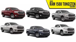 2025 RAM 1500 Tungsten – All Color Options – Images  AUTOBICS [upl. by Nosimaj]