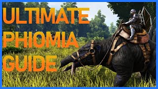 How to tame a phiomia in ark 2023 [upl. by Niple]