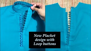 New Placket design with Loop Buttons By The Ambari [upl. by Ewart]