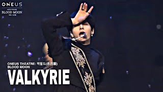 ONEUS – Valkyrie 발키리 ROCK VER PERFORMANCE VİDEO ONEUS THEATRE 적월도赤月圖 BLOOD MOON CONCERT [upl. by Akilak422]