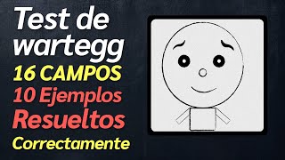 Test de wartegg de 16 Campos 10 ejemplos resueltos correctamente 2024 4k [upl. by Norrej]