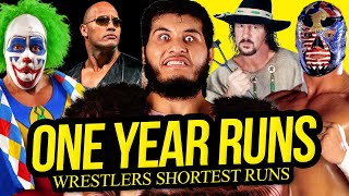 ONE AND DONE  Wrestlings Greatest One Year Runs [upl. by Odama]