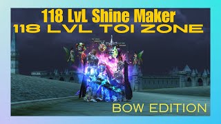 Lineage 2 Official Orfen Server 118LvL Shine Maker vs TOI 118 LvL Zone With BowThrower [upl. by Neellek]