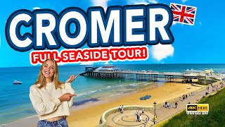 CROMER  Full tour of seaside holiday town Cromer Norfolk [upl. by Alym382]