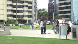 Skateboarder Larcomar  Miraflores Lima  Peru 2012 [upl. by Eberle]