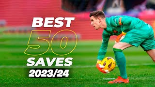 Best 50 Goalkeeper Saves 2024 HD  2 [upl. by Ymrej]