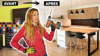 Rénovation dune cuisine  Comment jai construit la cuisine de mes rêves EP5 [upl. by Purdy]