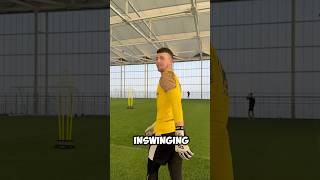 How to deal with inswinging crosses 🤔🧤 asgkcoaching shorts goalkeepertraining [upl. by Gilford]