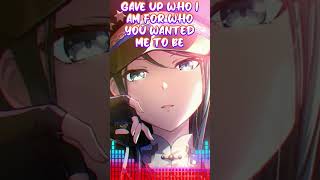 Nightcore  The Emptiness Machine Lyrics [upl. by Annehs]