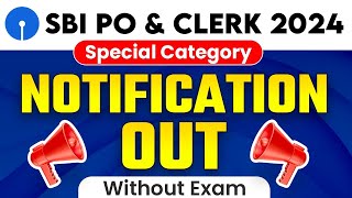 SBI Notification 2024  SBI Recruitment 2024 Eligibility Selection Process Qualification [upl. by Alrats]