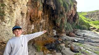 Fulgurite Fun Fossilised Beach Lightning Strikes [upl. by Carita]