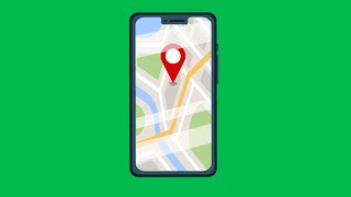 Green Screen Map Locator in Phone Animation  4K  Global Kreators [upl. by Nacnud86]